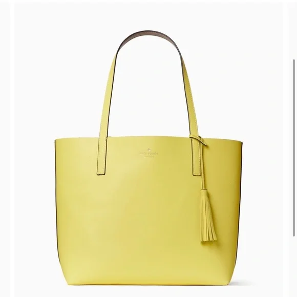 NEW Kate spade Lakeland drive marina tote in warm beige multi